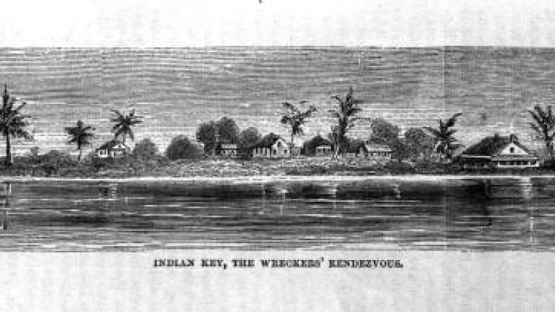 Drawing of Indian Key during the 1830's