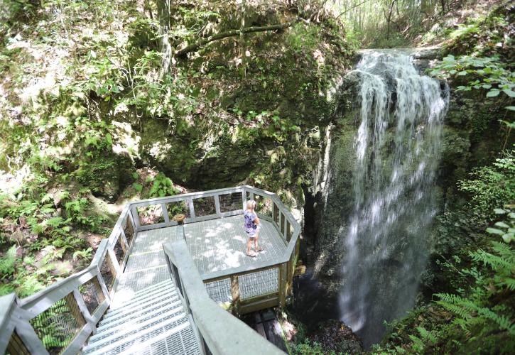 Falling Waters Waterfall Observation deck