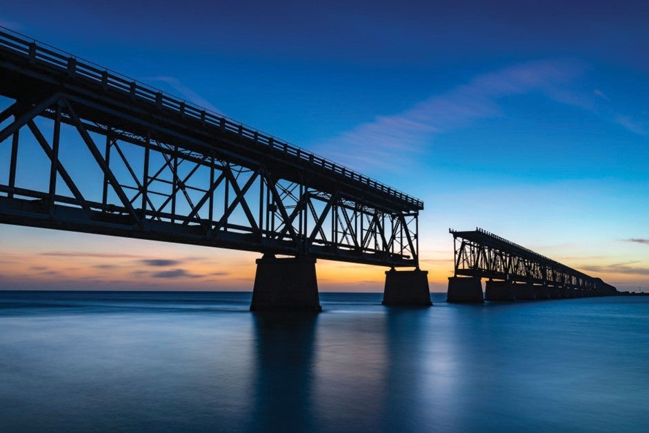 Overseas Railway Sunset