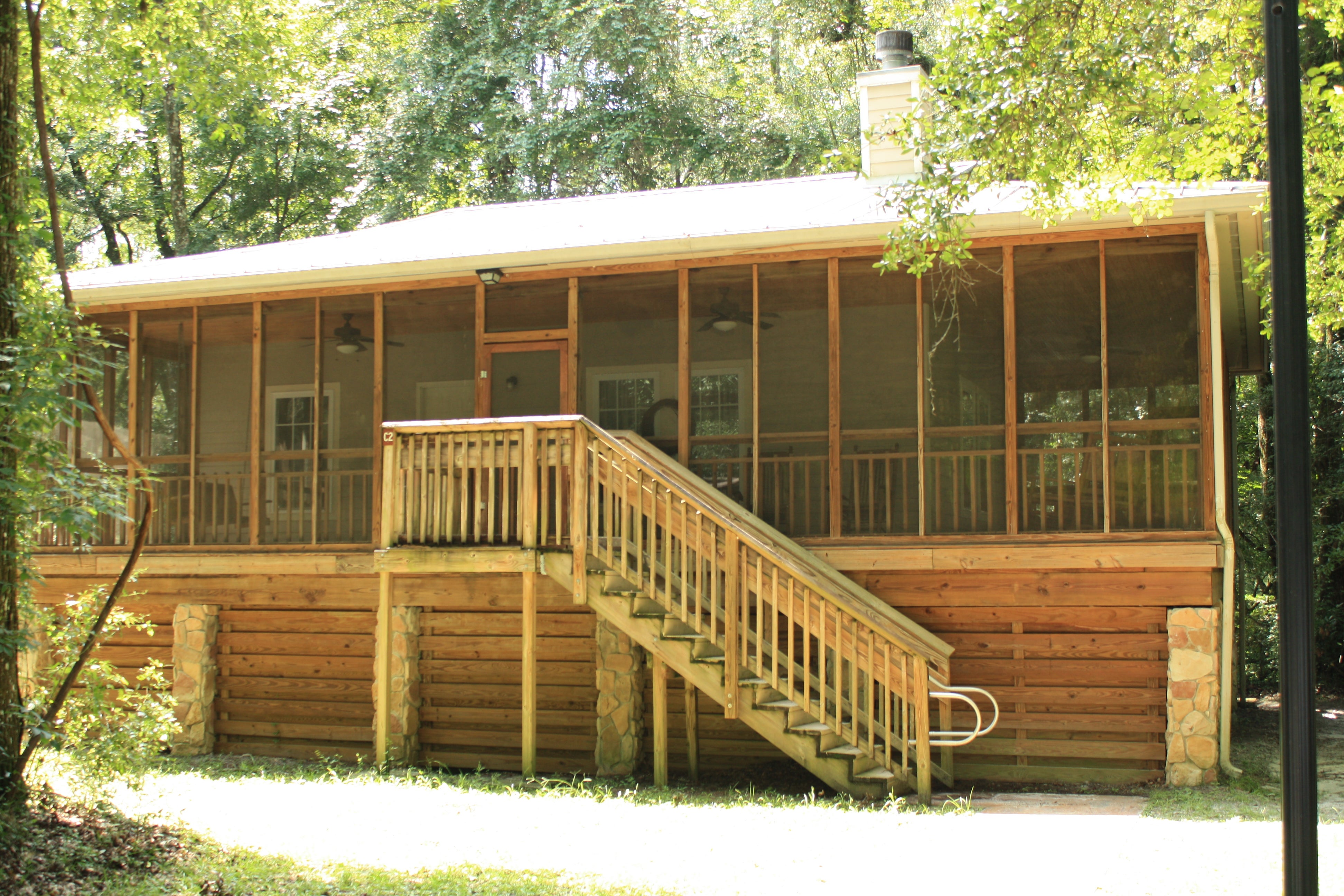 Front of Suwannee River cabin