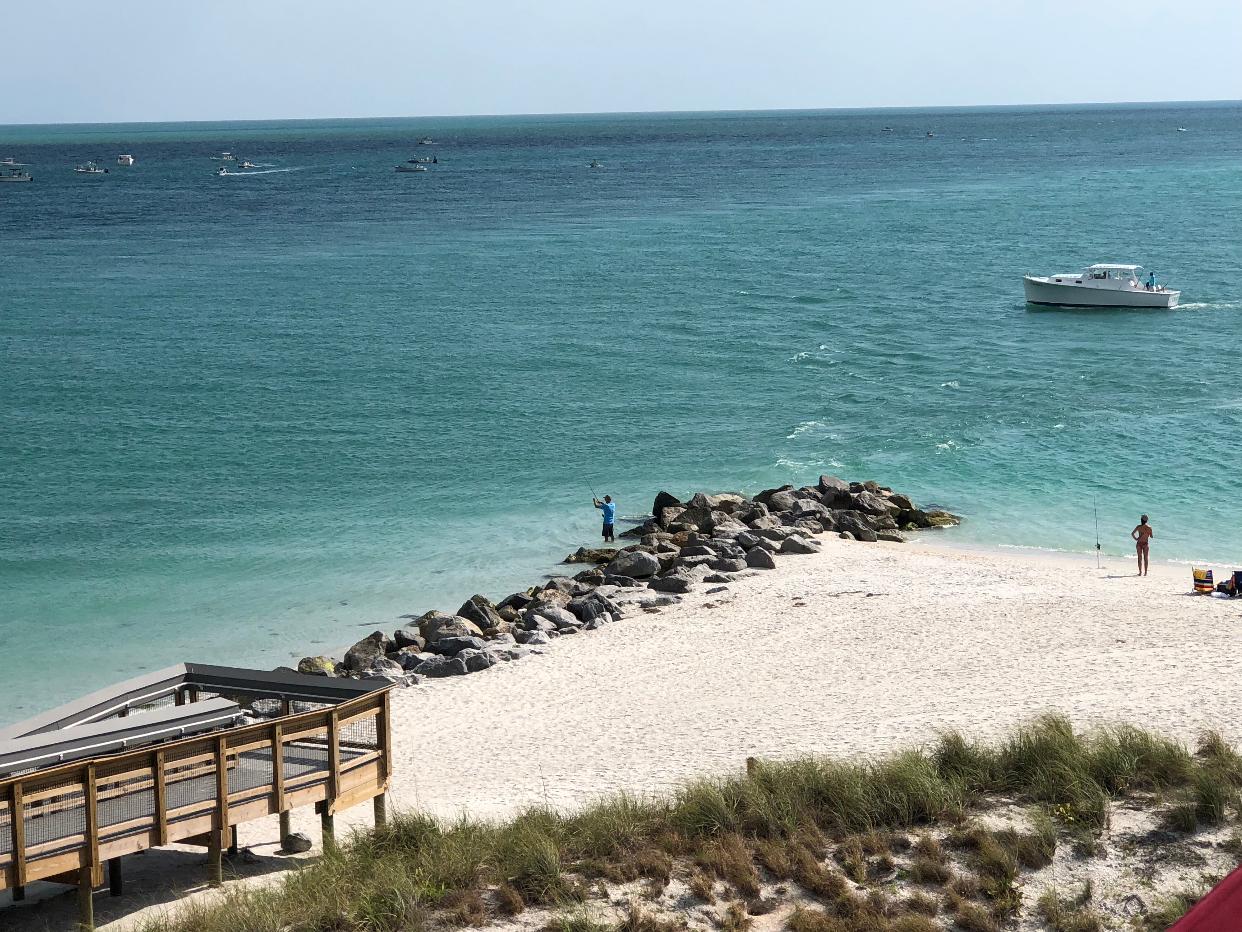 Boca Grande Pass and rocks