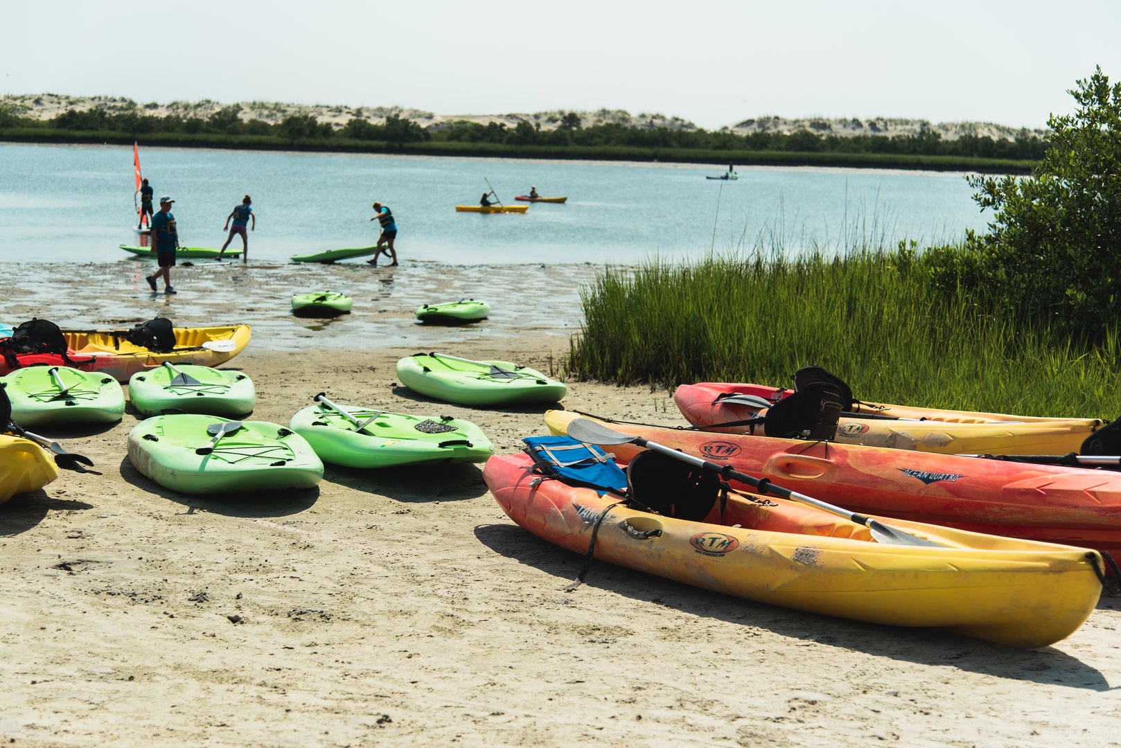 Paddling at Anastasia