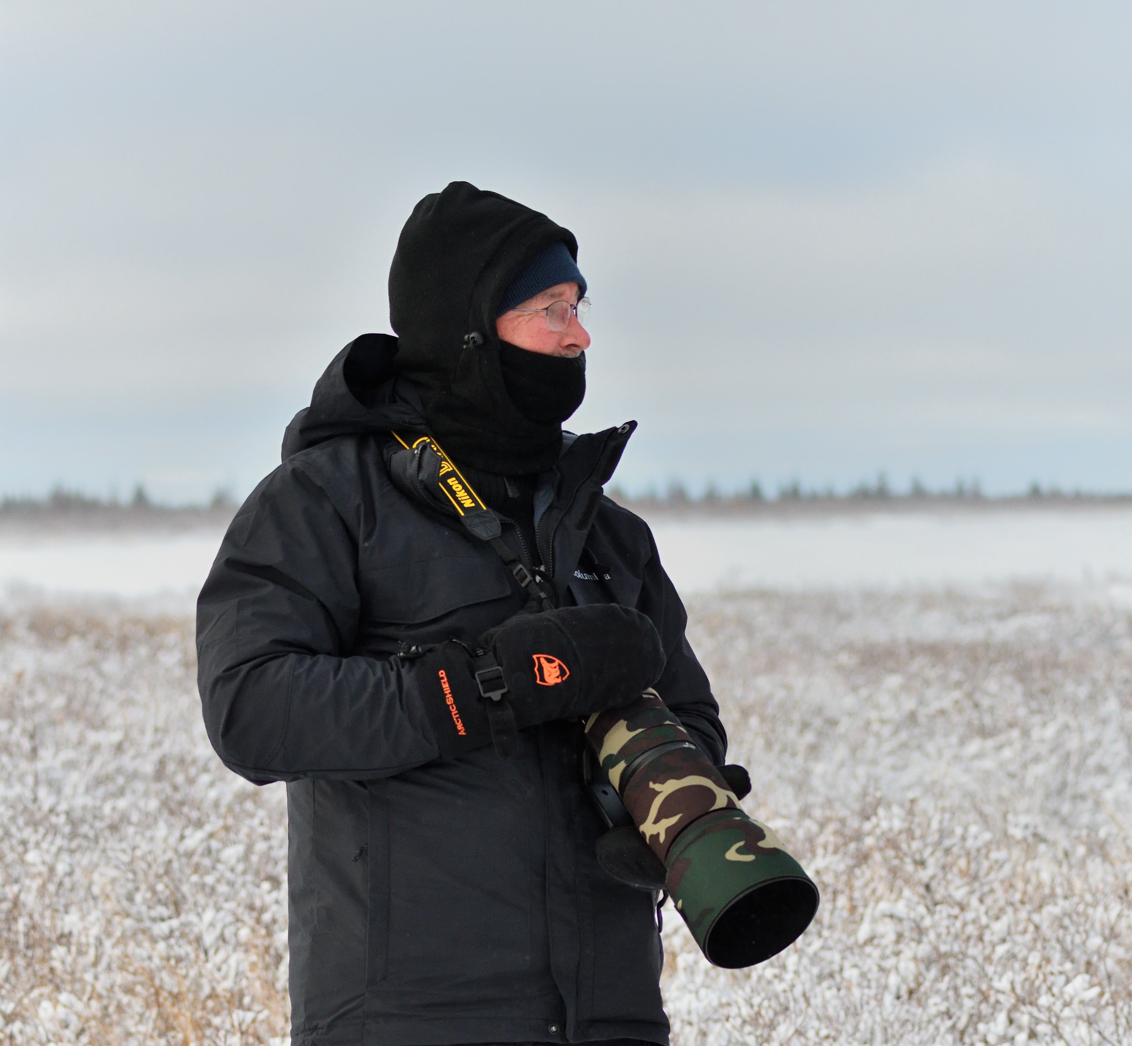 Brock Stanaland with his camera.