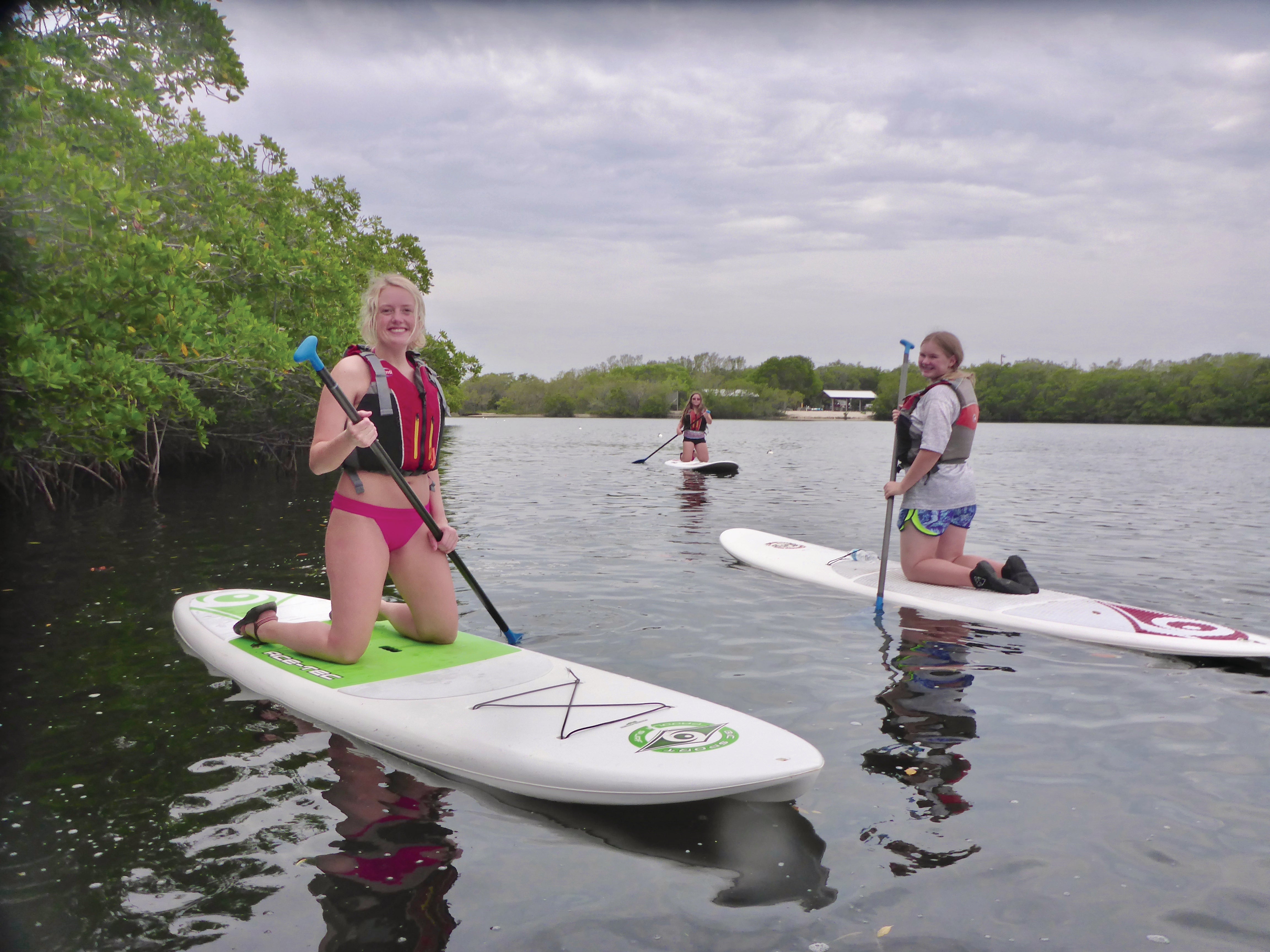 Visitors on SUP