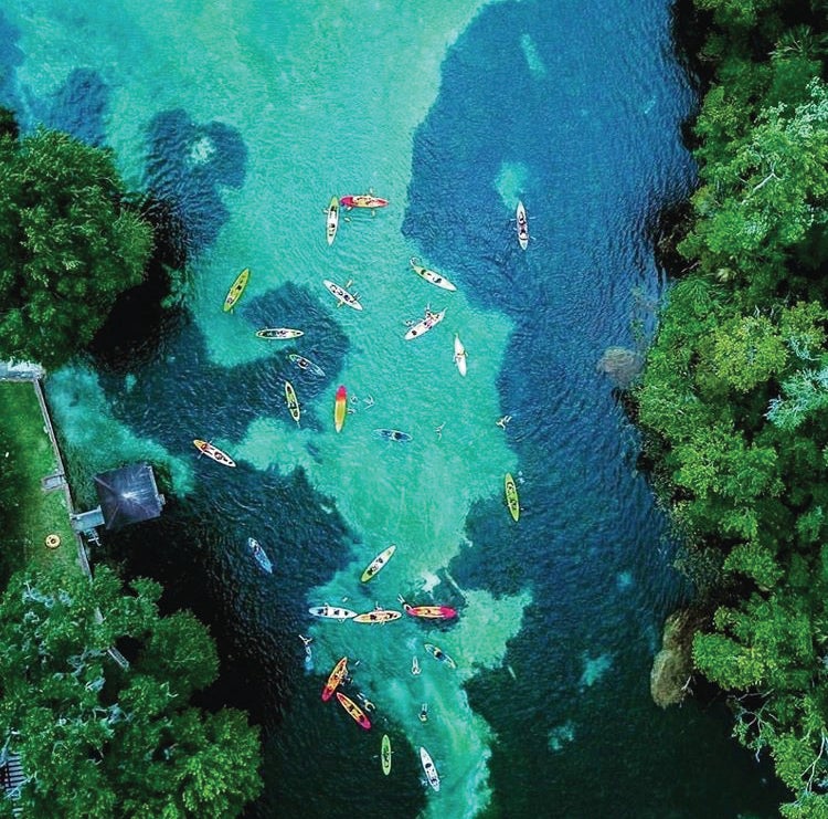 Rainbow Springs from Above