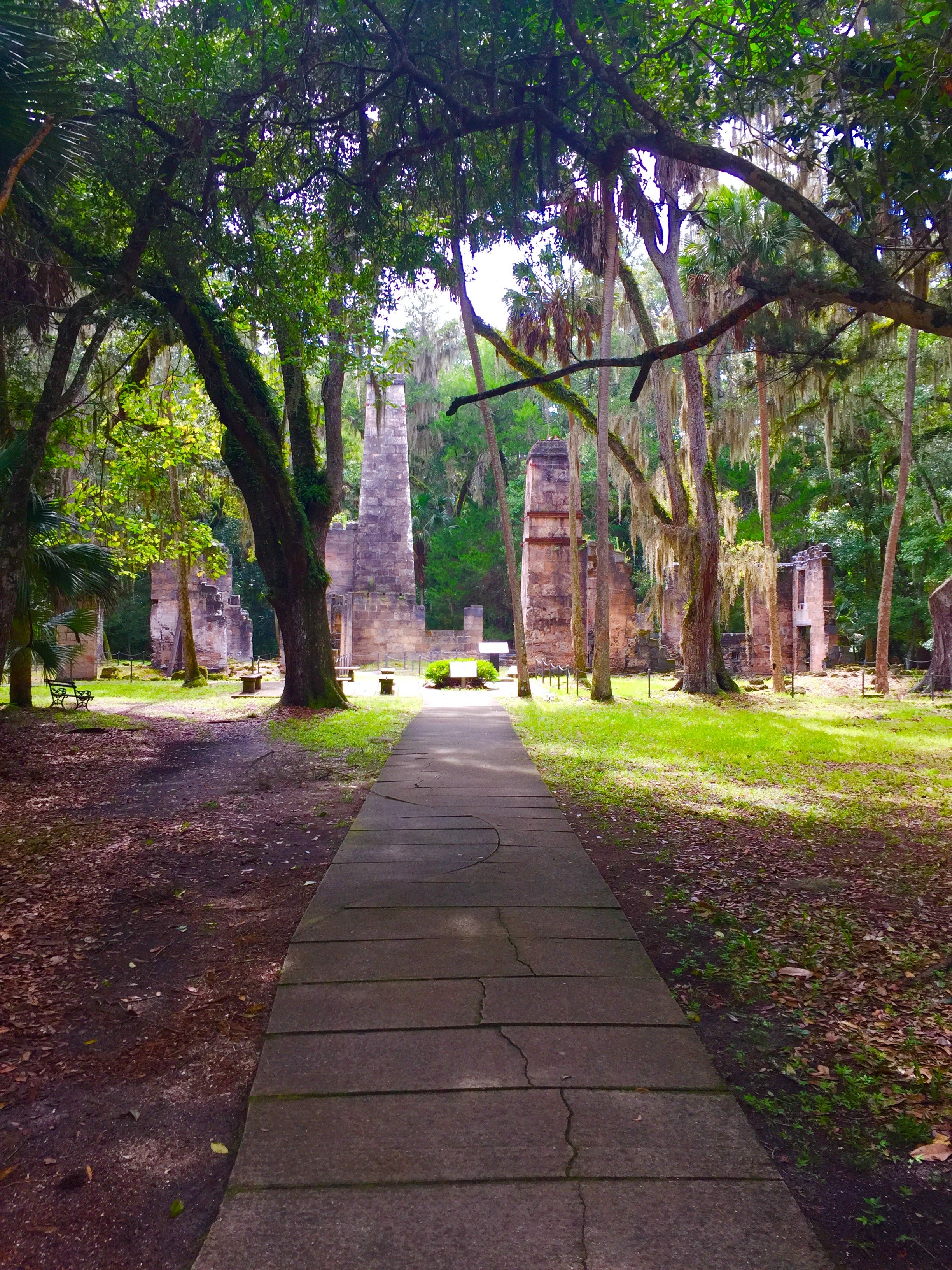 Walkway to the Bulow Plantation Ruins