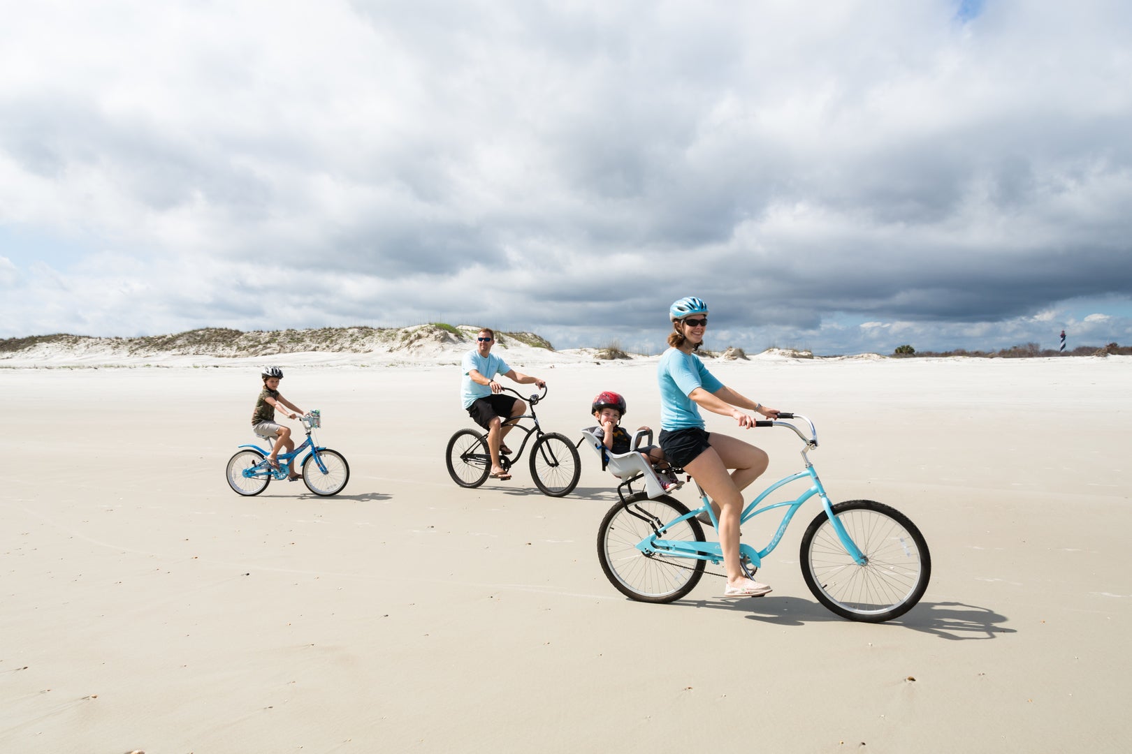 Bicycling at the Beach at Anastasia