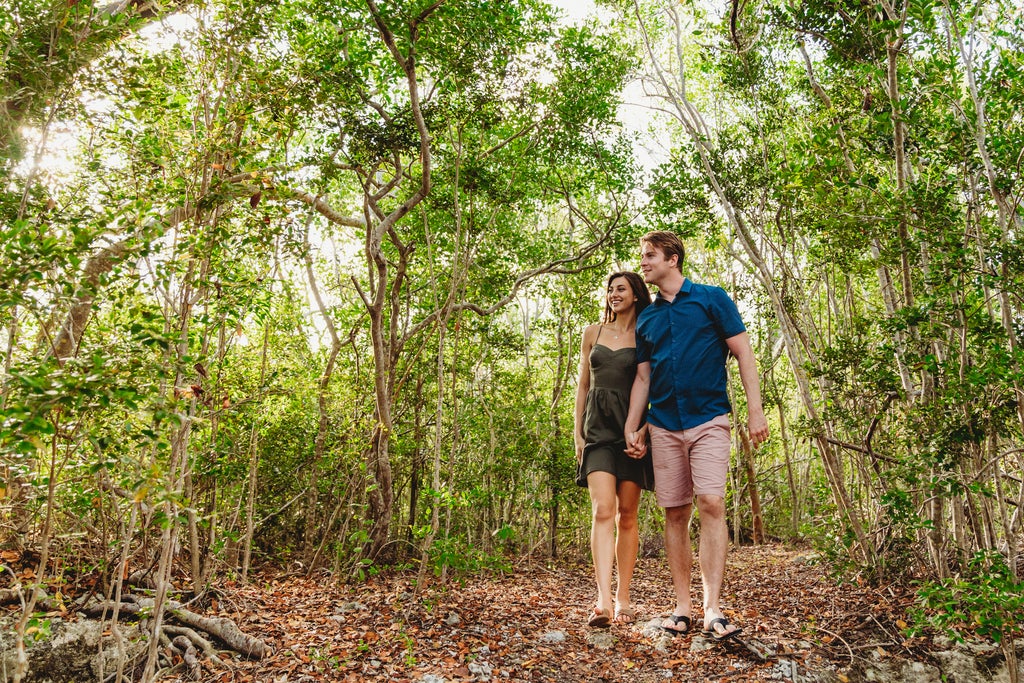 Couple Hiking at Windley Key