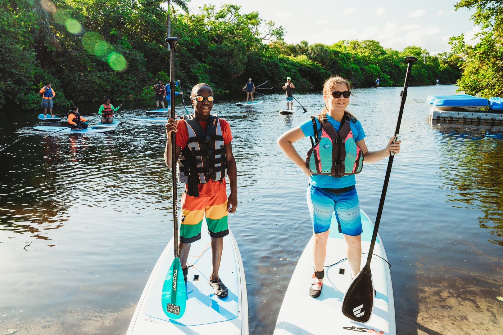 Paddling at Hugh Taylor