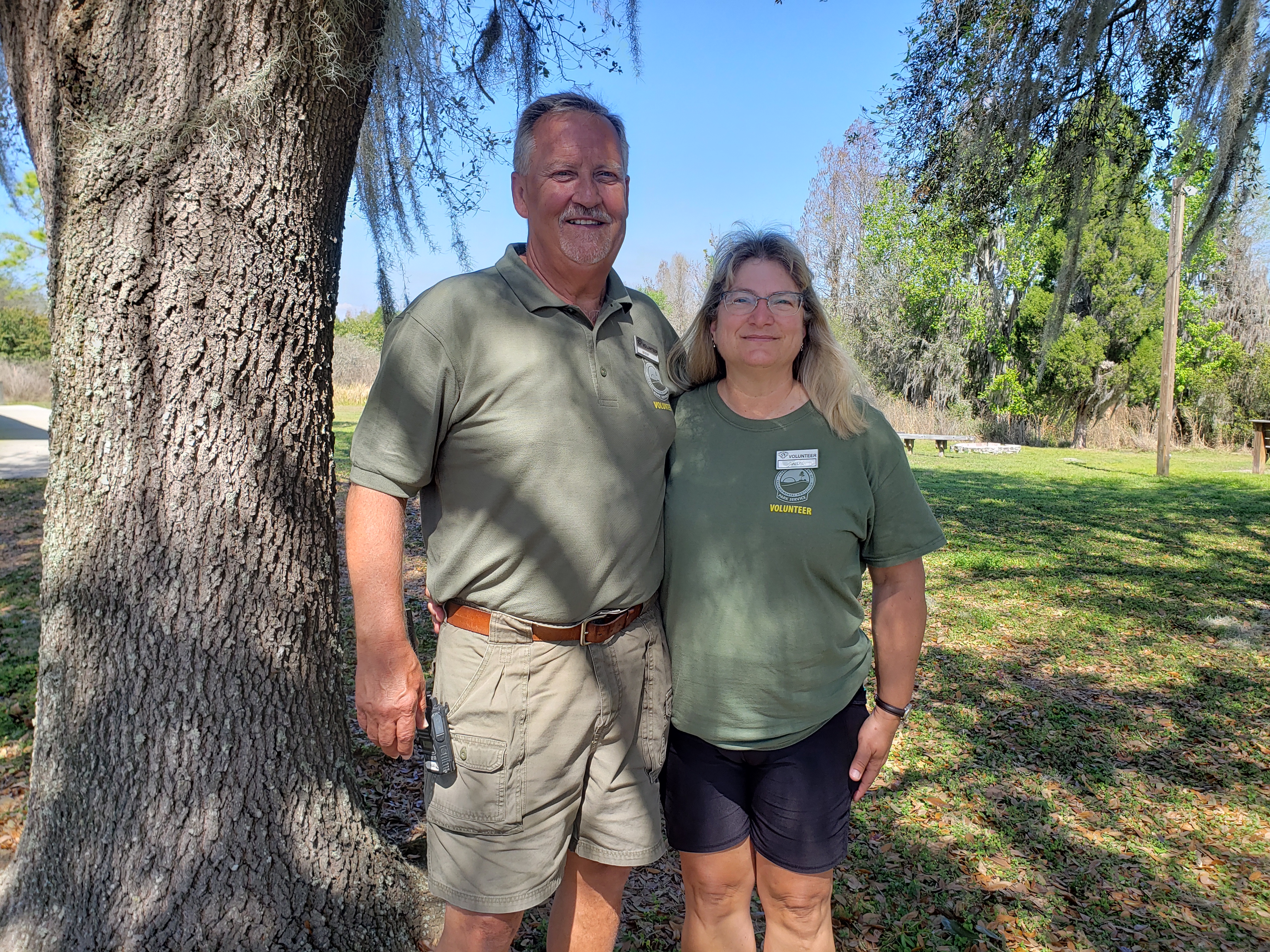 Resident volunteers, Sally and Brent Burkhalter