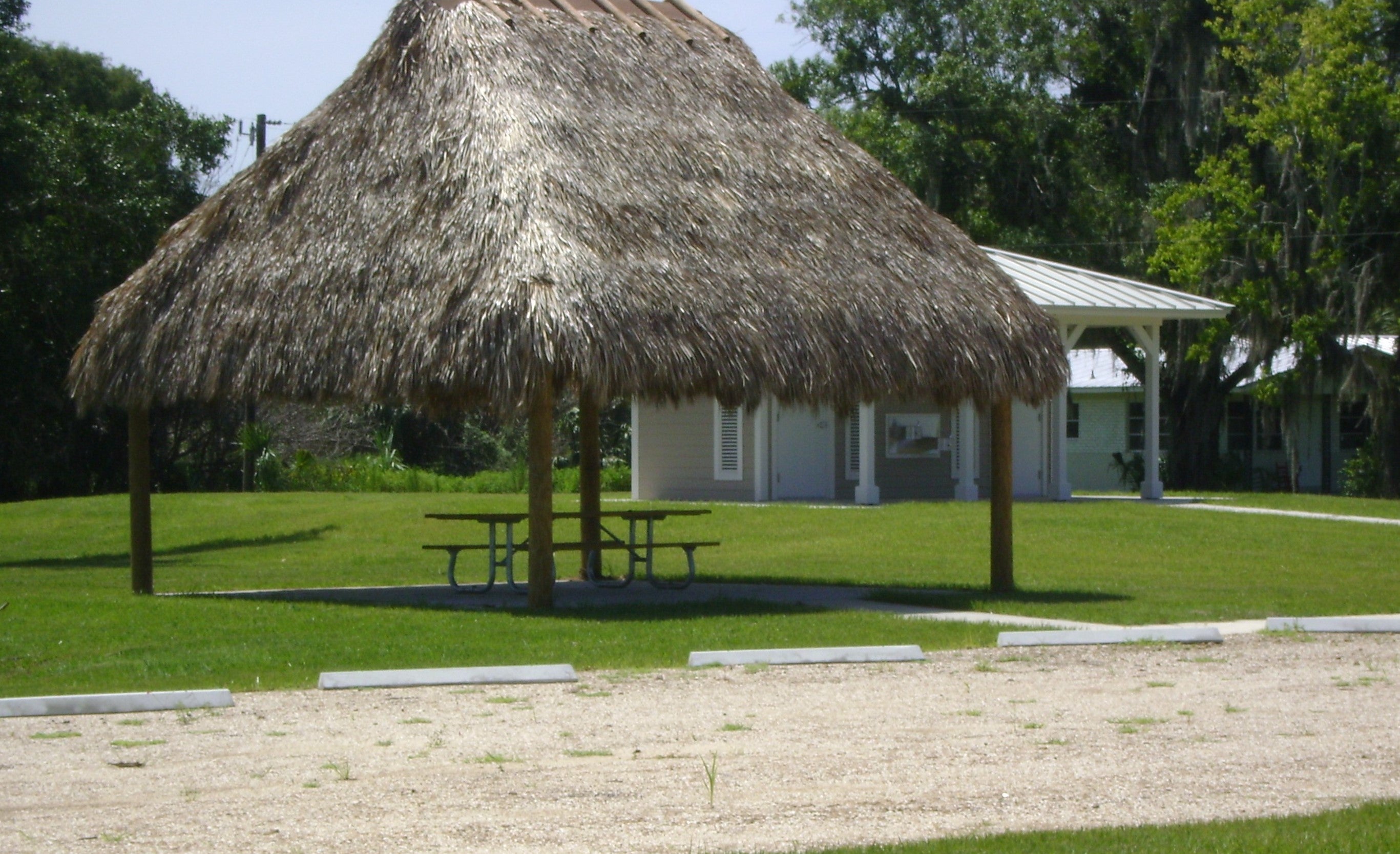 Seminole Chickee Hut at Okeechobee Battlefield