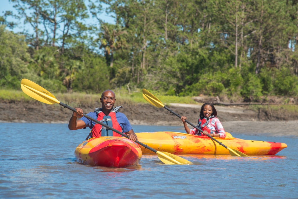 Paddling at Little Talbot