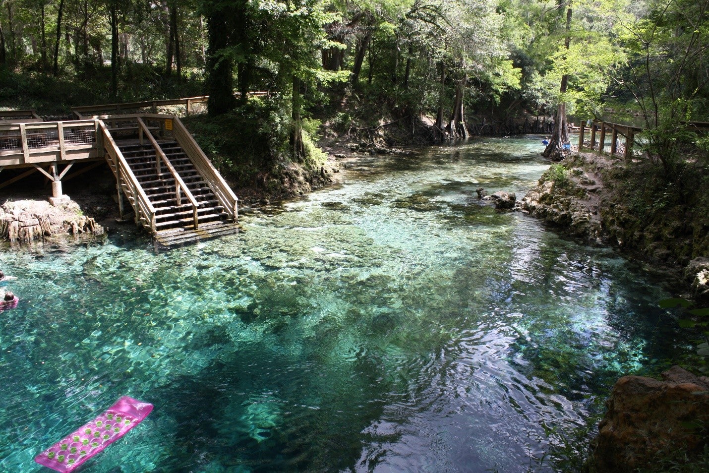 View of Madison Spring with good water clarity