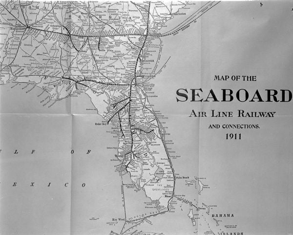 Map of the Seaboard Air Line Railway and connections 