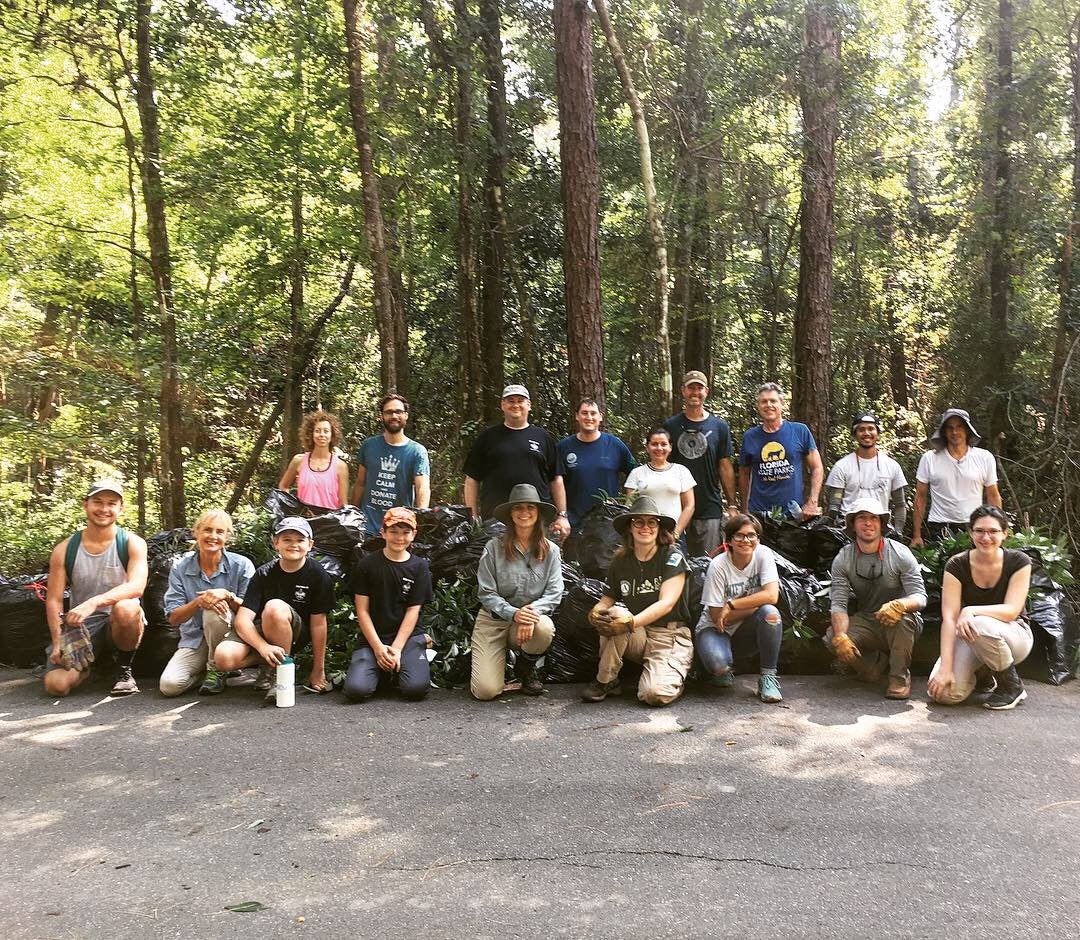 Volunteers at Maclay during NPLD