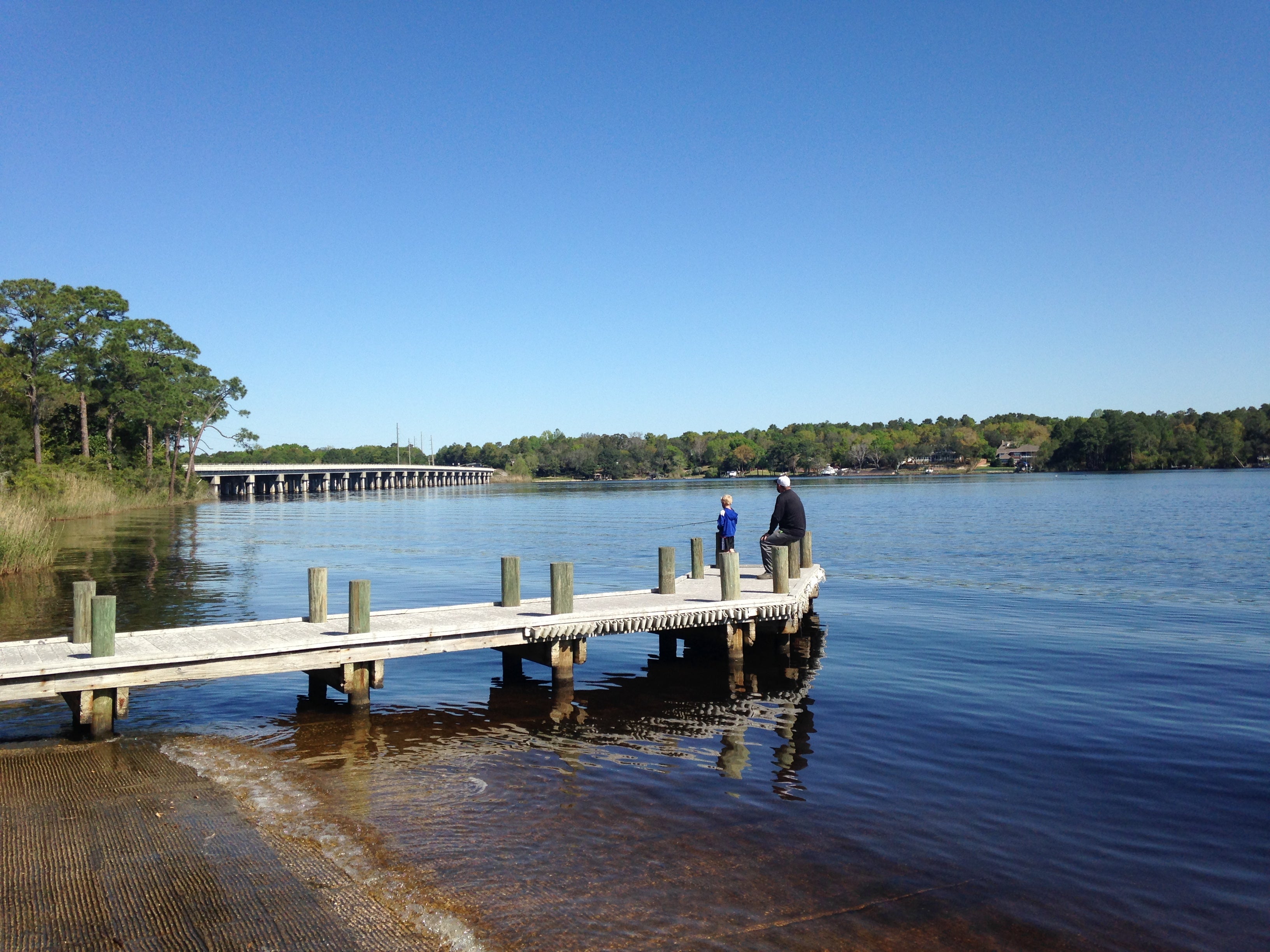 Fishing at Rocky Bayou