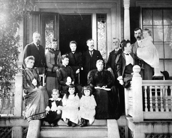 Marjory and her family. 1893.