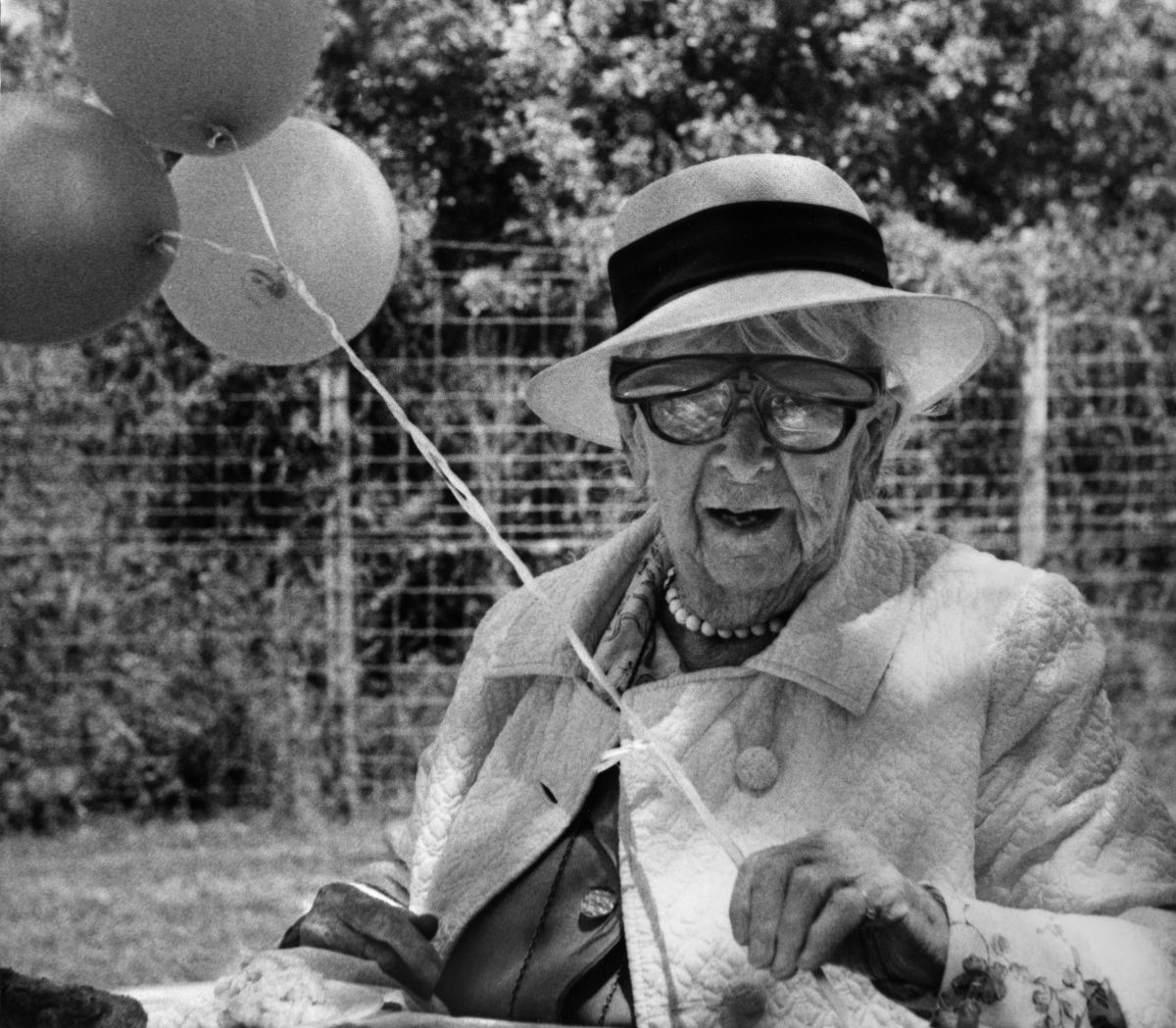 Marjory celebrates her 95th birthday.