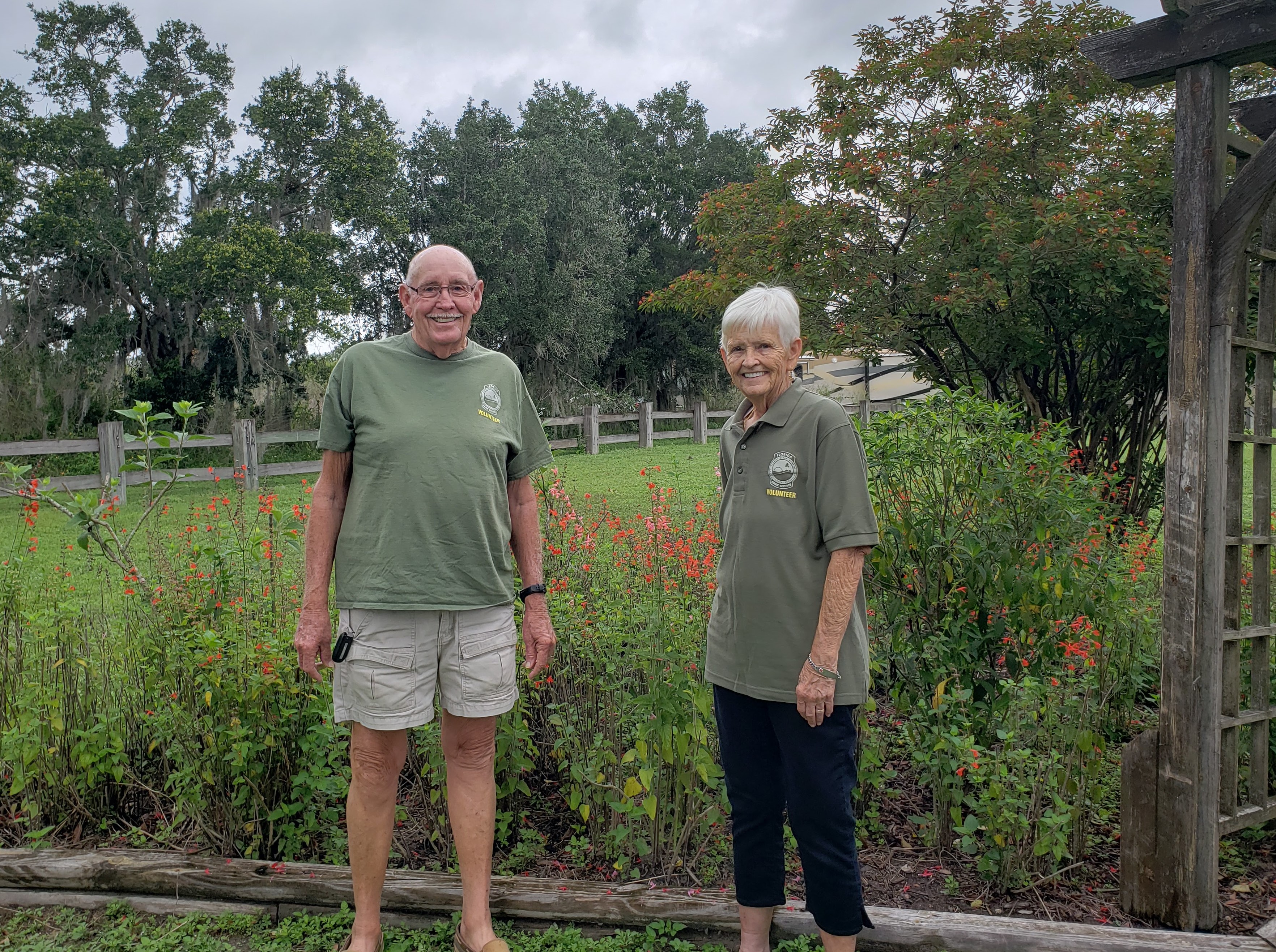 Resident volunteers, Steve and Jeanne Pratt