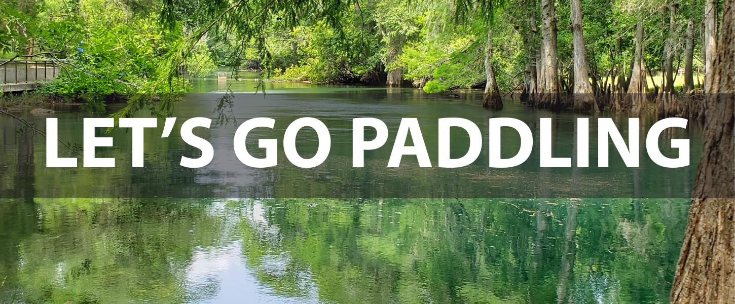 Let's Go Paddling web banner.
