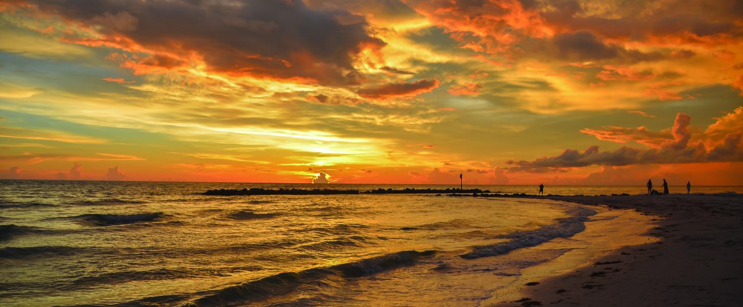 Honeymoon Island at Sunset