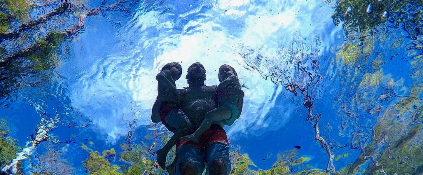 Swimming at Blue Spring