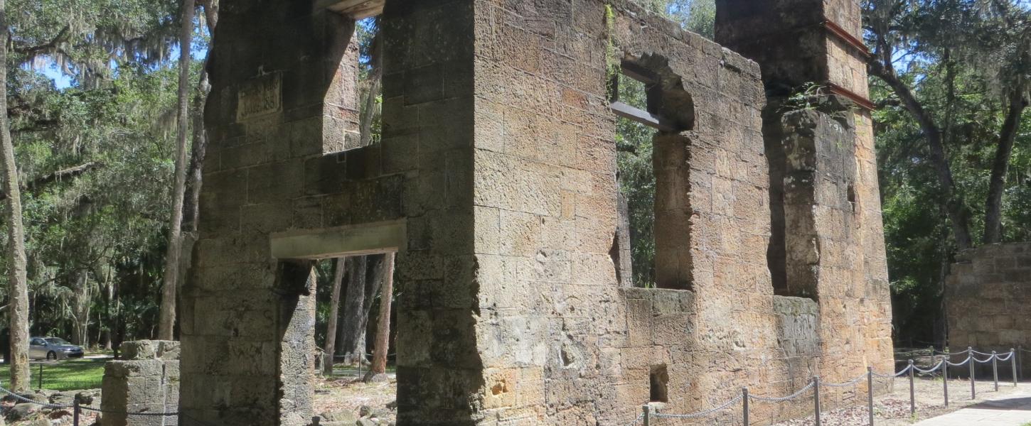 Ruins at Bulow Plantation Ruins Historic State Park