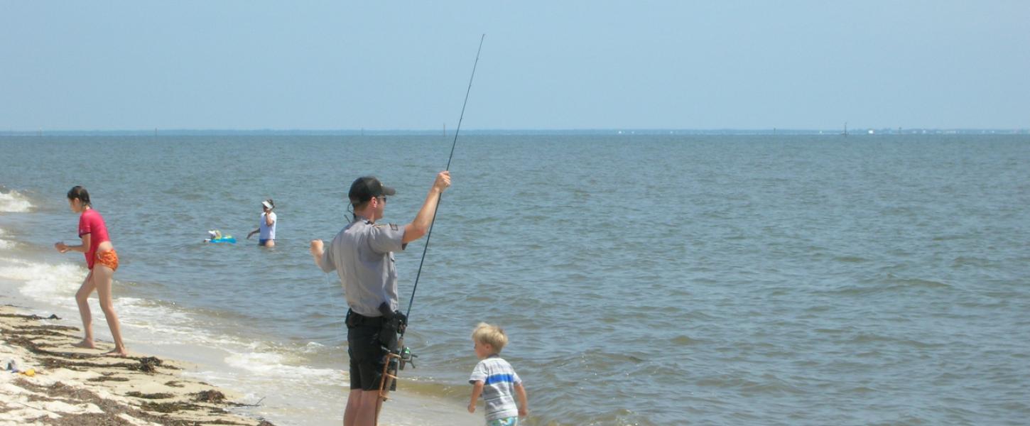 water, beach, fishing