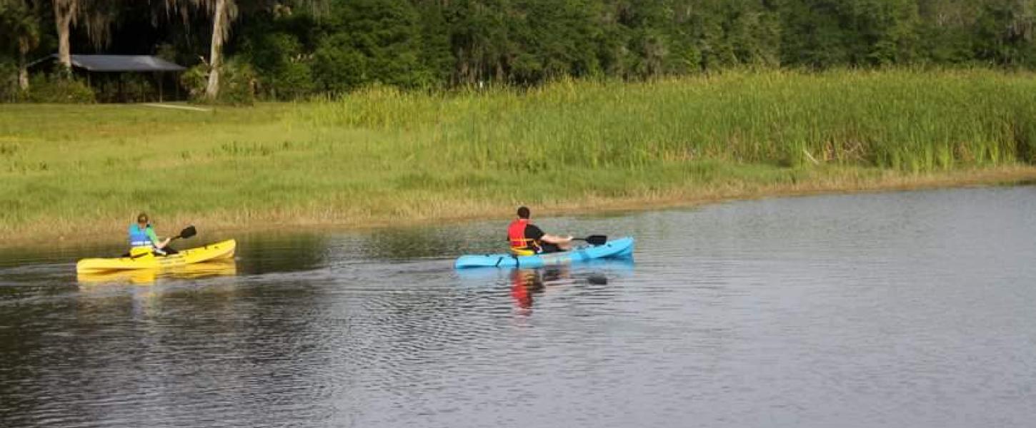 Paddling at Colt Creek