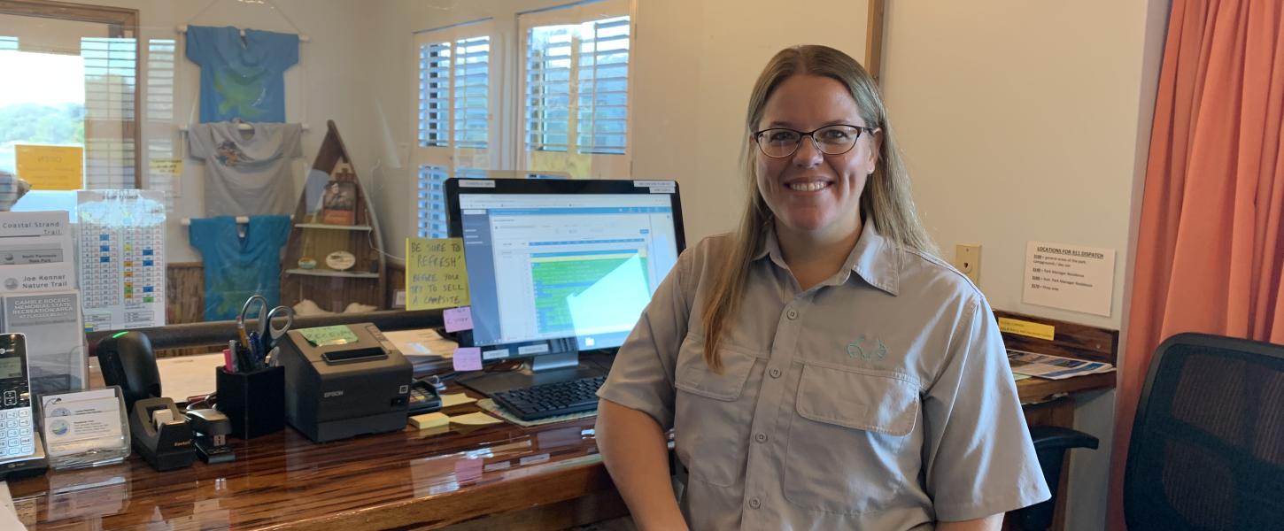 Dawn Reinke, Visitor Services Specialist, Gamble Rogers Memorial State Recreation Area at Flagler Beach