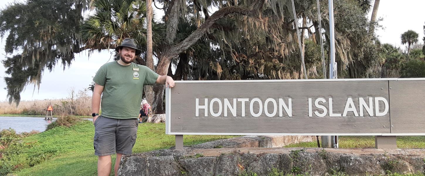 Stephen Downs is a volunteer at Hontoon Island State Park.