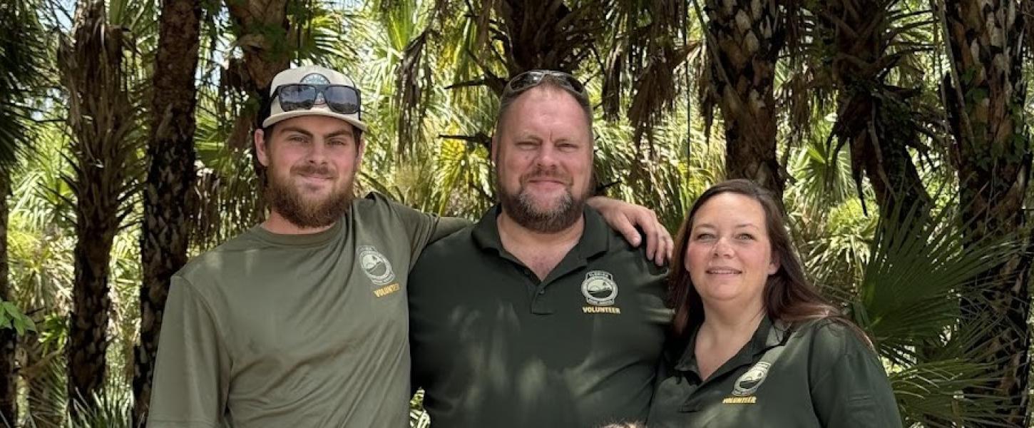 Jeff Mosher with his wife and son.