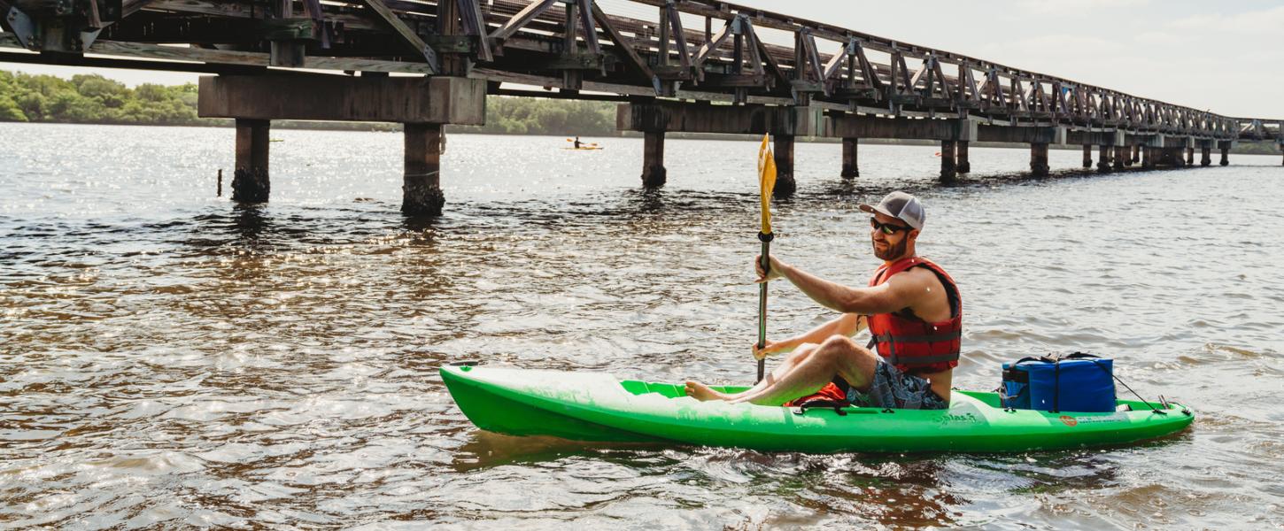 Kayaking at John D. MacArthur Beach State Park