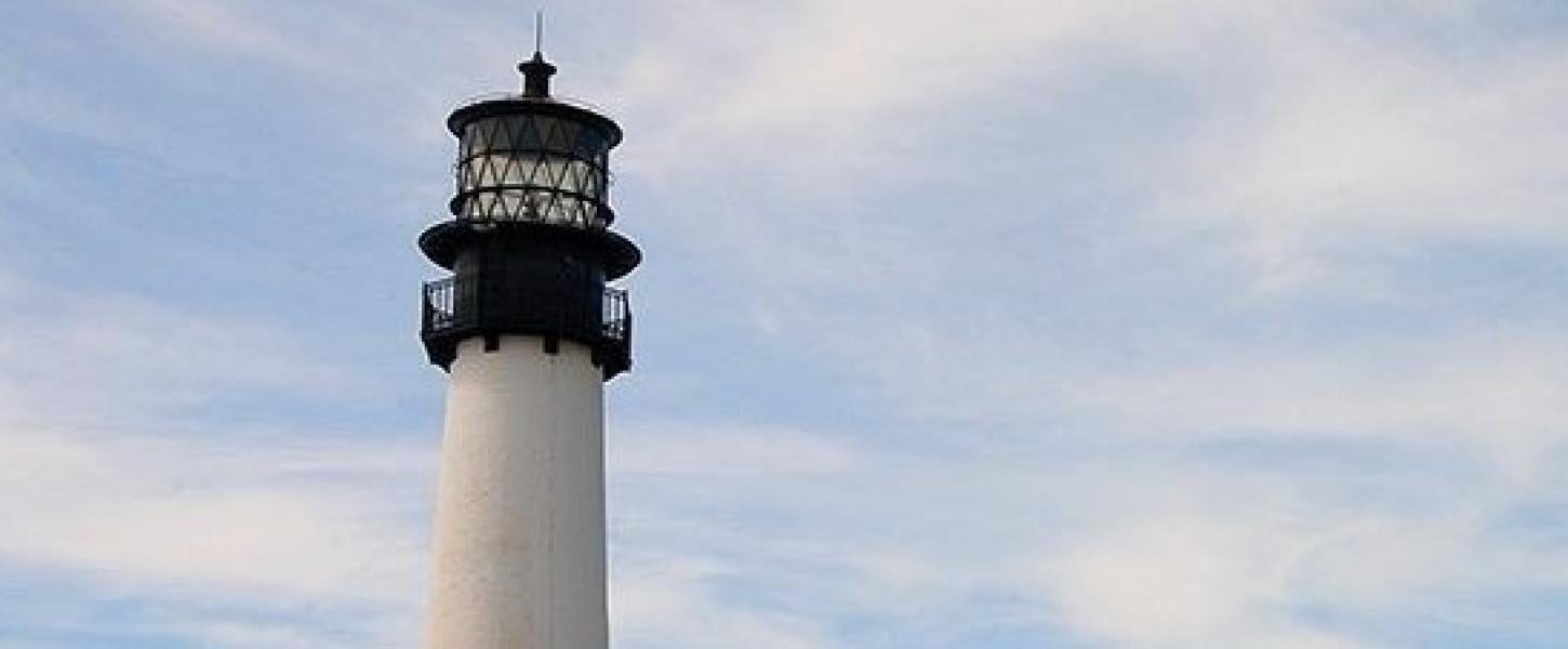 A view of the lighthouse.