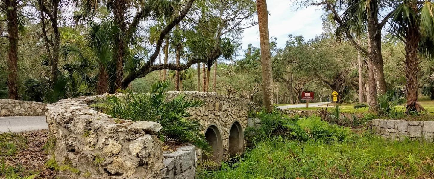 Historic masonry constructed by the CCC in the 1930s.