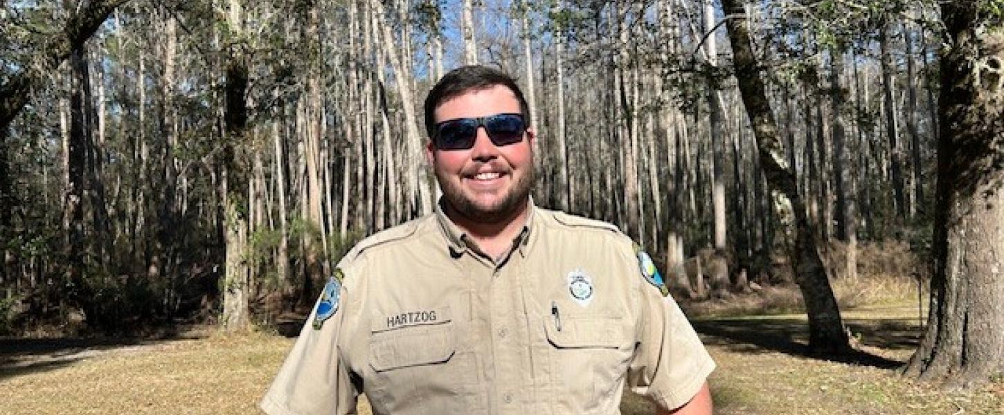 Trevor Hartzog at Ponce de Leon Springs.