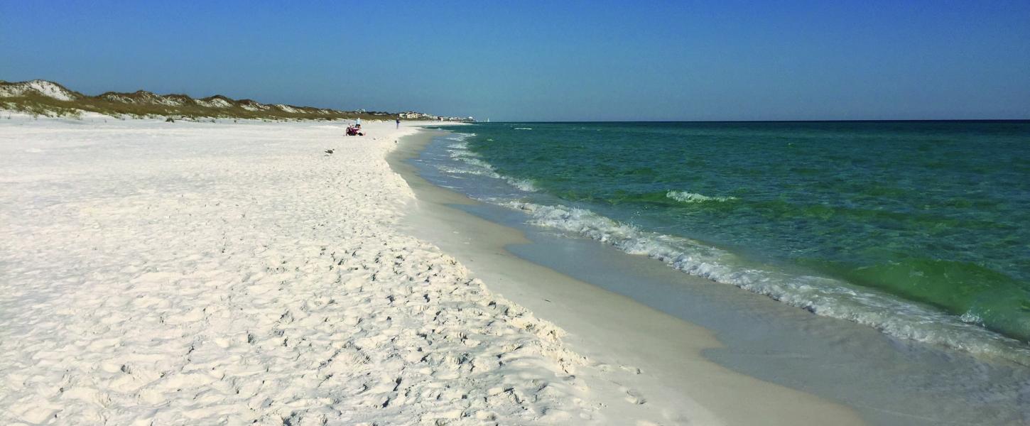 Beach view at Topsail