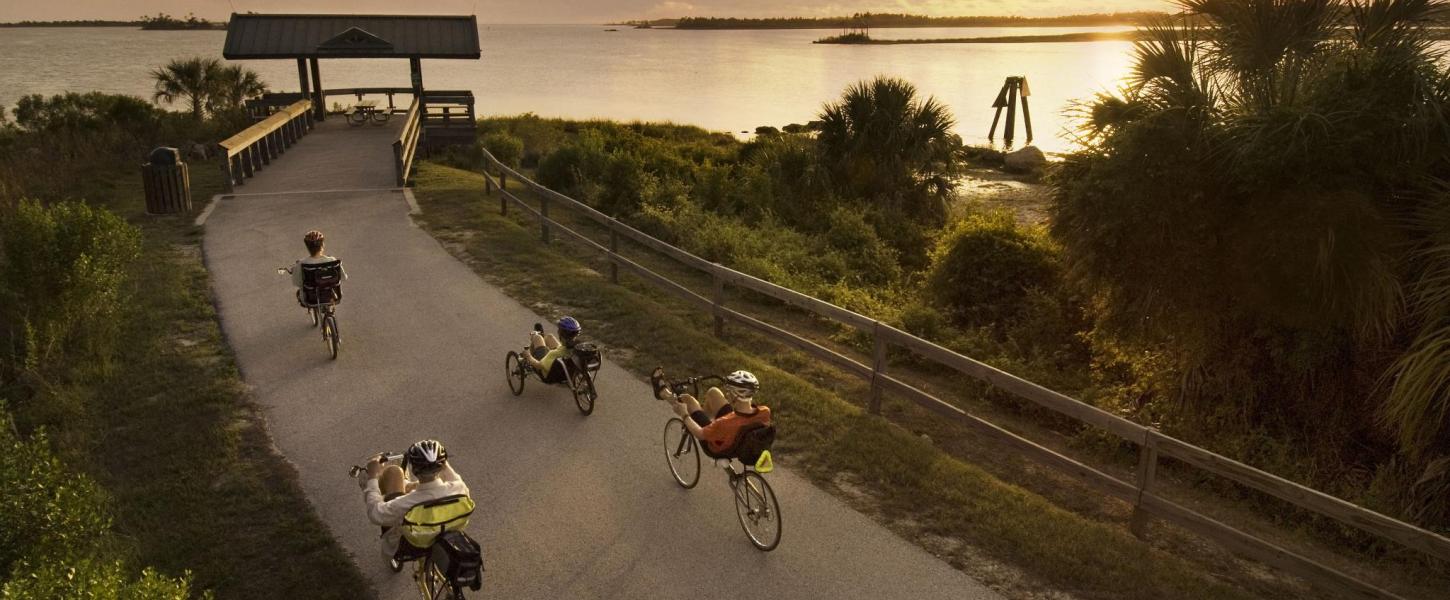 Withlacoochee Trail end at Gulf of Mexico