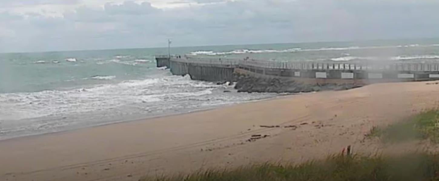 A view of the jetty.