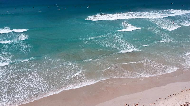 Surfing at Fort Pierce