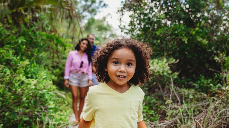 Family Hiking at JD