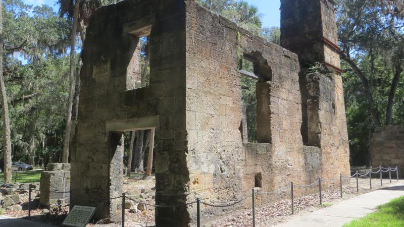 Ruins at Bulow Plantation Ruins Historic State Park
