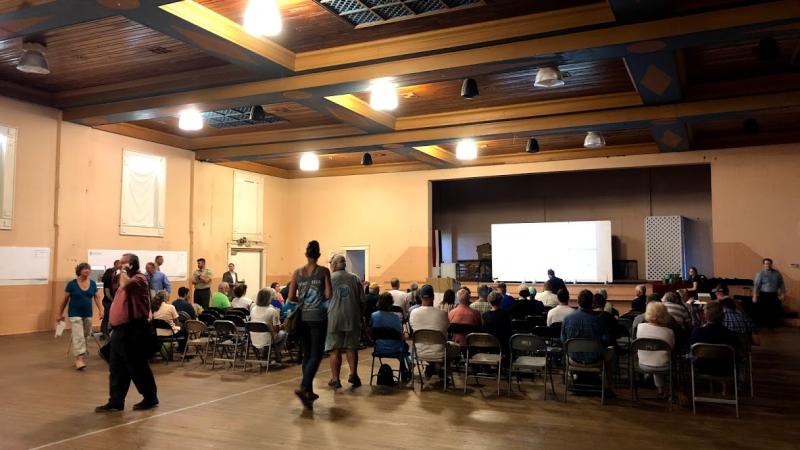 A view of people in attendance about St. Joseph