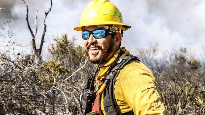 A Vera with prescribed fire equipment. 