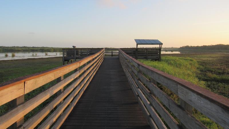 Panoramic view on the Birdwalk