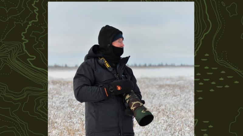 Brock Stanaland with his camera.