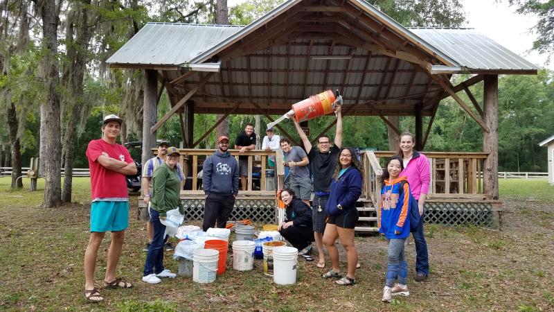Volunteers at Earth Day