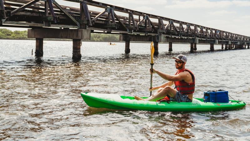 Kayaking at John D. MacArthur Beach State Park