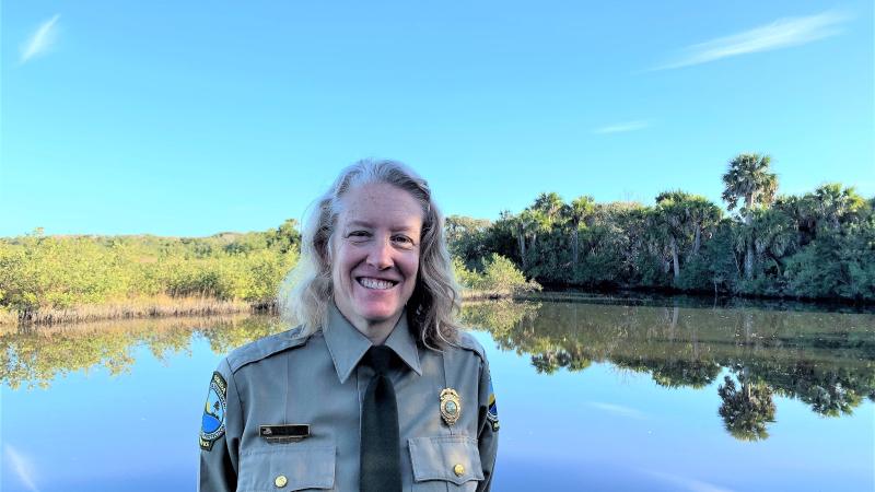 Lynne Flannery at North Peninsula State Park.