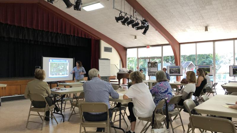 A group of citizens meet to discuss the future of the historic Marjory Stoneman Douglas House.